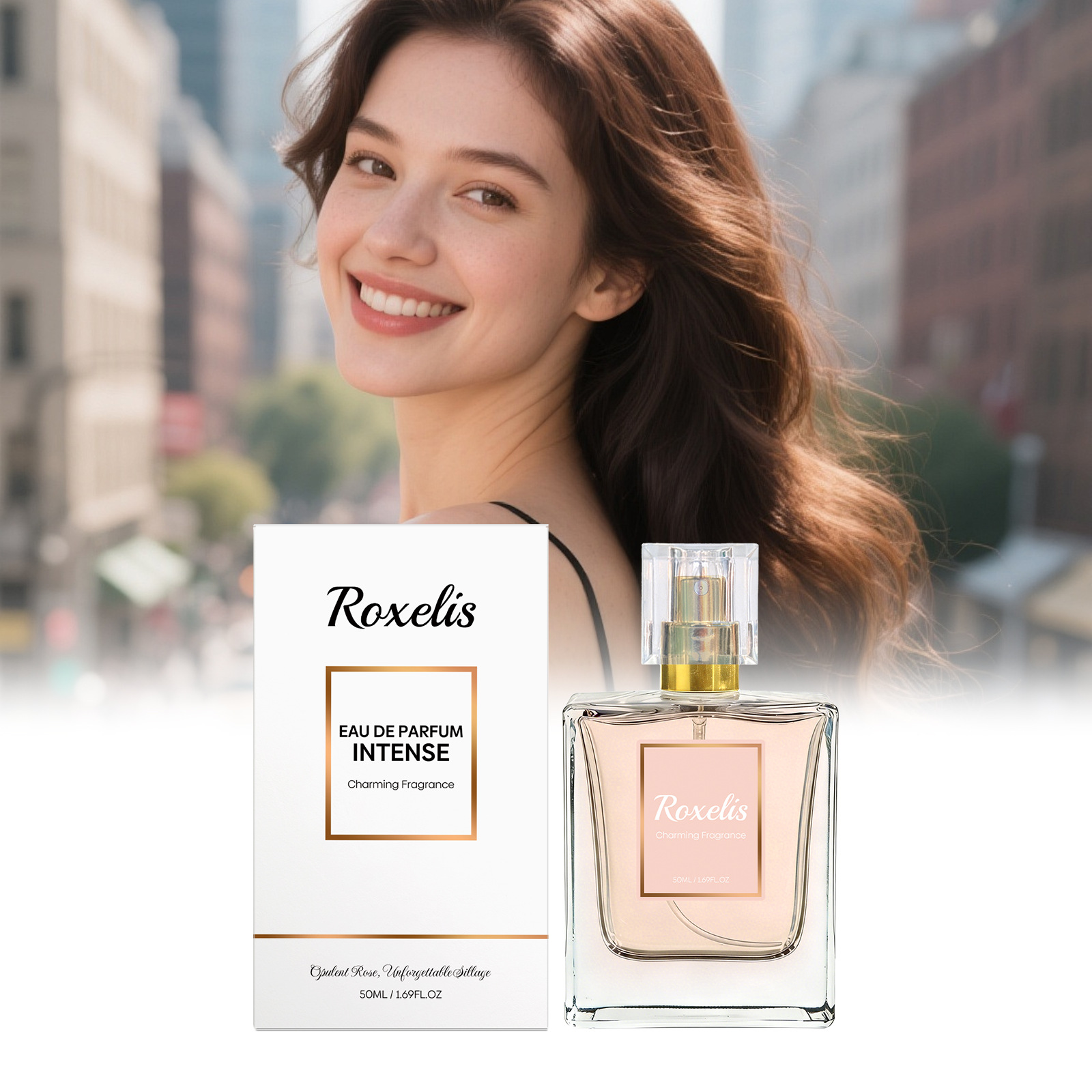 Fragrance Perfume For Hair - Spray parfumé Rose Vanille, parfum riche