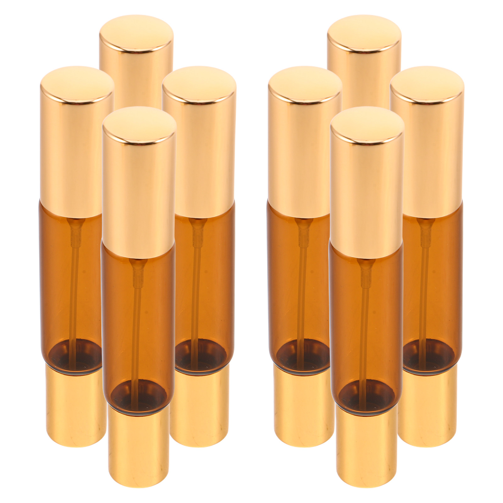 Perfume Refill Bottle - 8 flacons roll-on en verre ambré