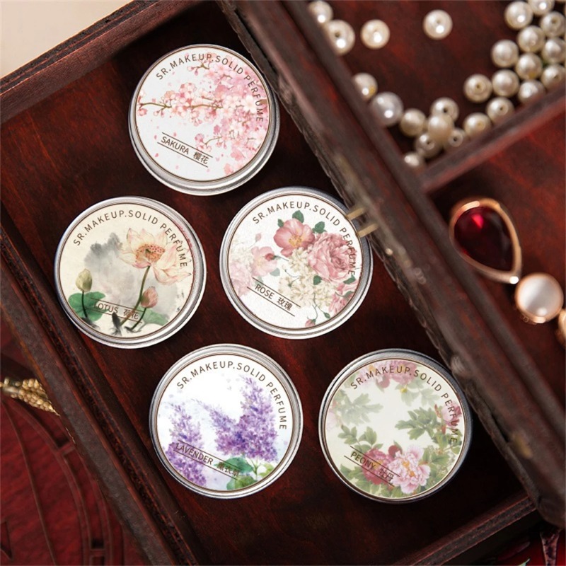 Parfum solide portable, baume  - Perfume Jasmine Fragrance avis et prix