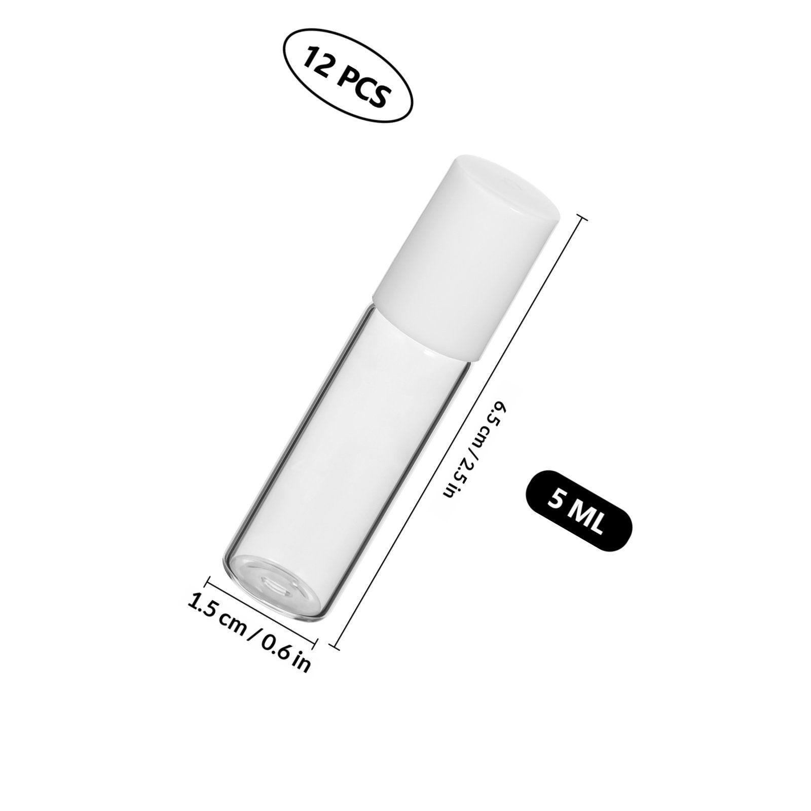 Lot de 12 flacons roll-on en v - Perfume Refill Bottle avis et prix