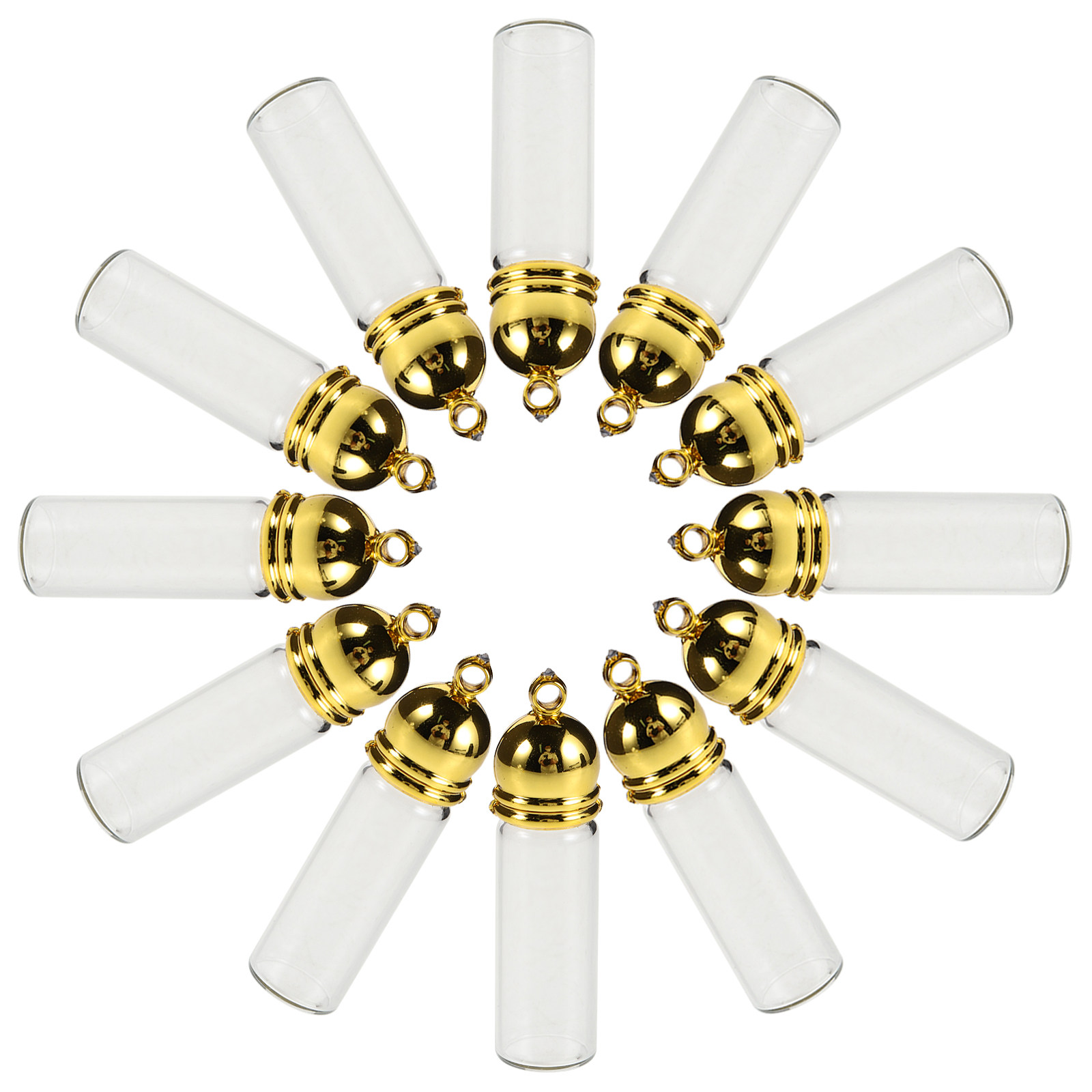 12 pendentifs miniatures en ve - Perfume Refill Bottle avis et prix