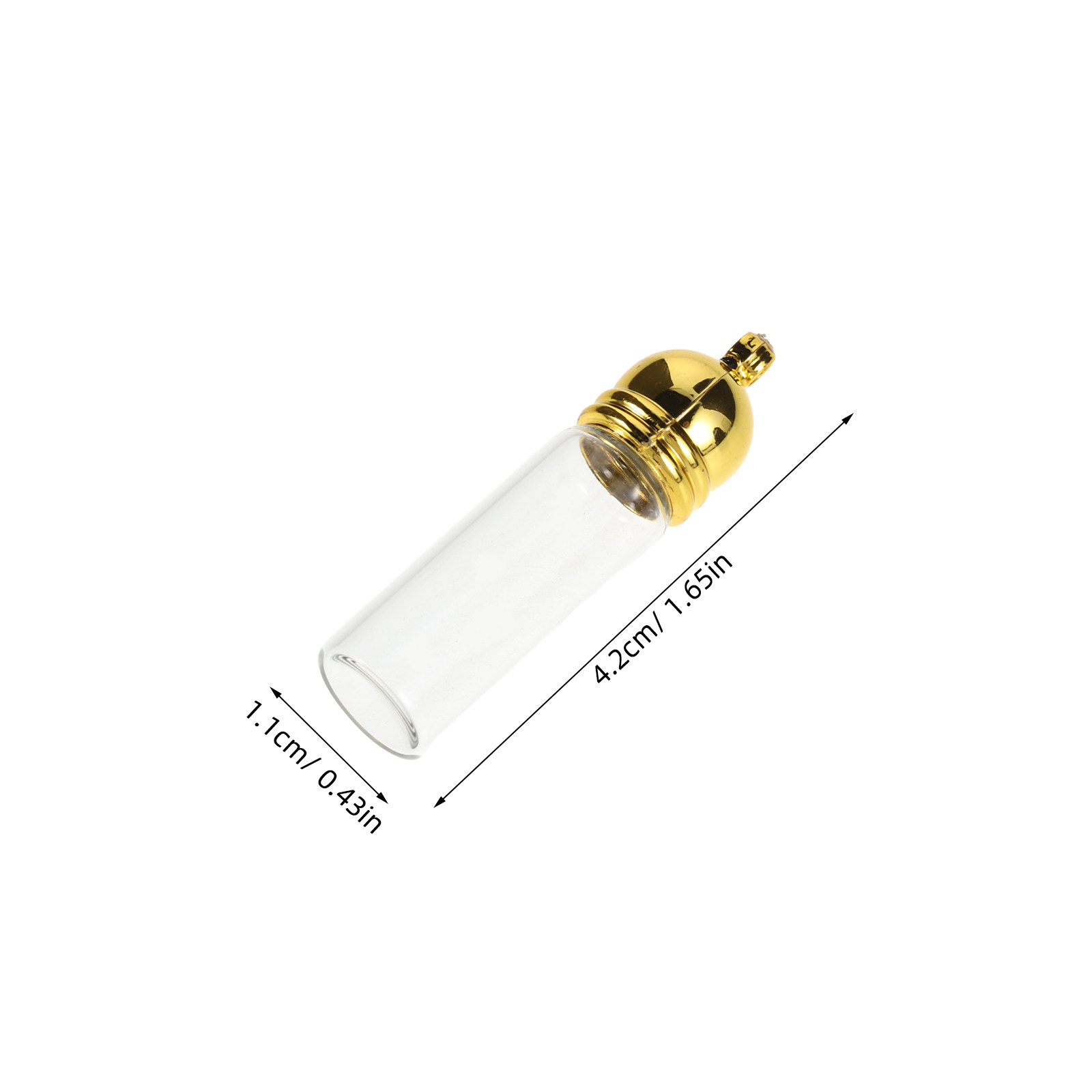 12 pendentifs miniatures en ve - Perfume Refill Bottle avis et prix