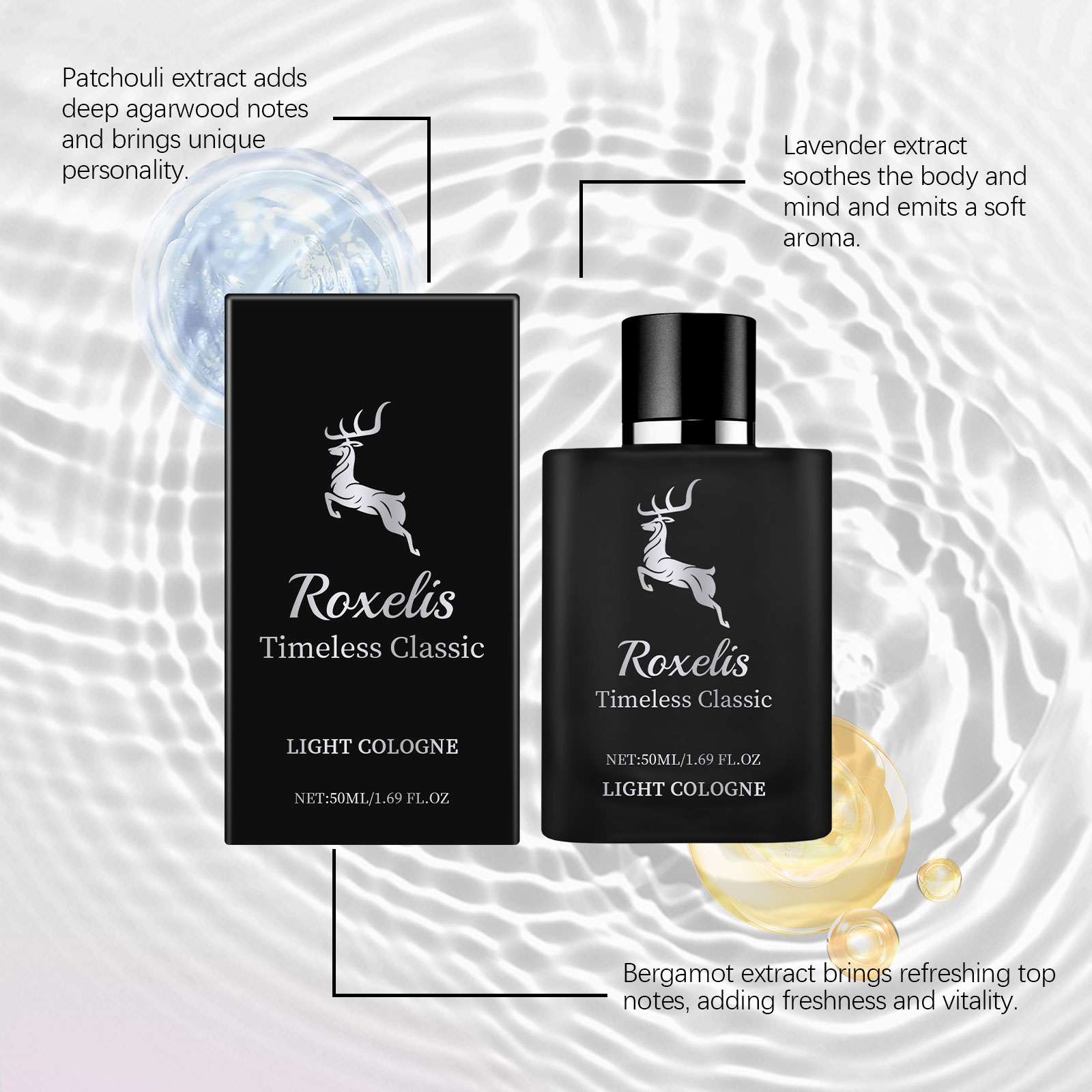 Parfum Roxelis Bergamote Class - Fragrance Perfume For Hair avis et prix