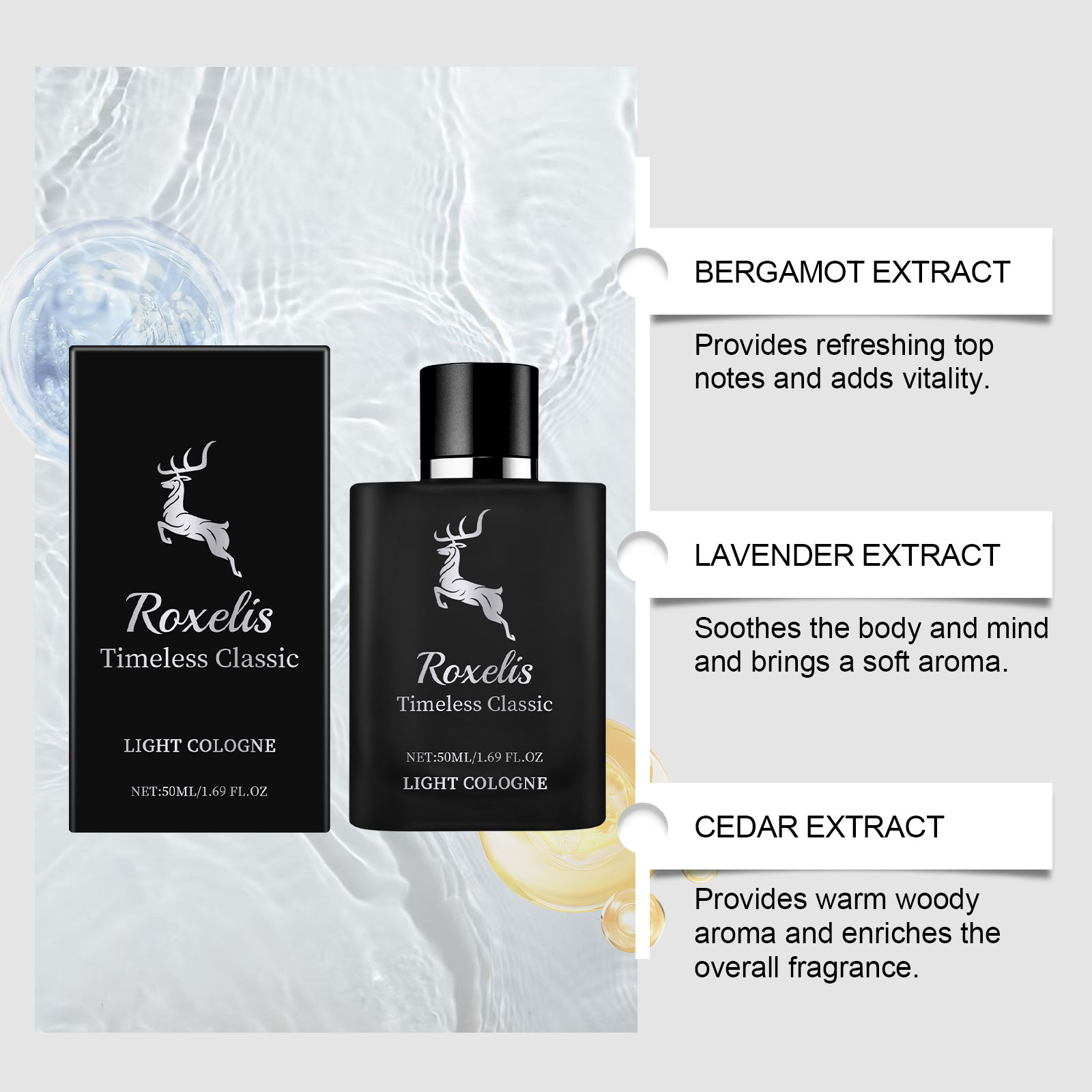Parfum Roxelis Bergamote Class - Fragrance Perfume For Hair avis et prix