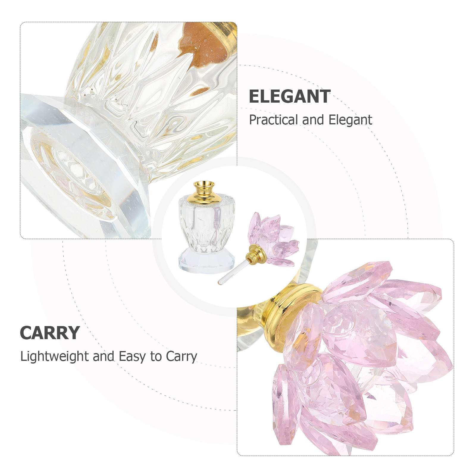 Flacon de parfum en cristal ro - Perfume Refill Bottle avis et prix